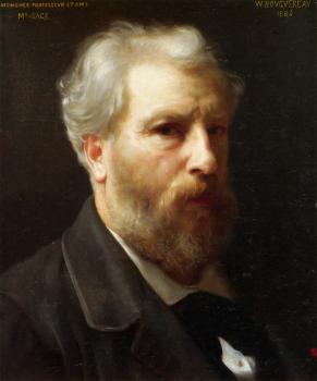 William-Adolphe Bouguereau : Autoportrait presente a M. Sage (Self-portrait presented to M. Sage)